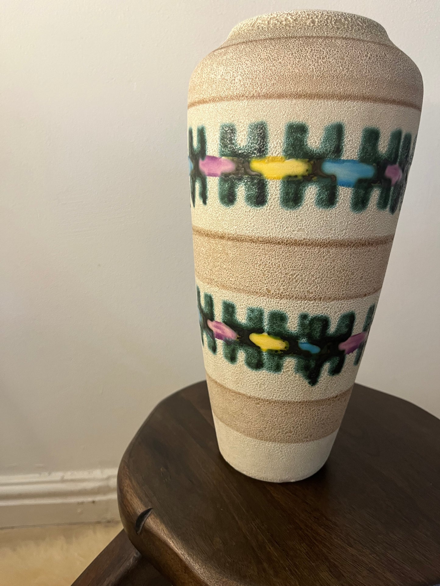 Vintage West Germany Vase, Fat Lava Era Inspired